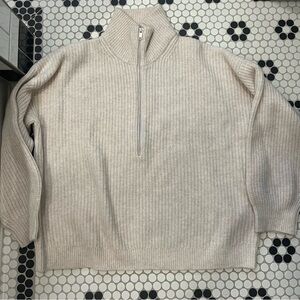 Everlane half zip Sweater
